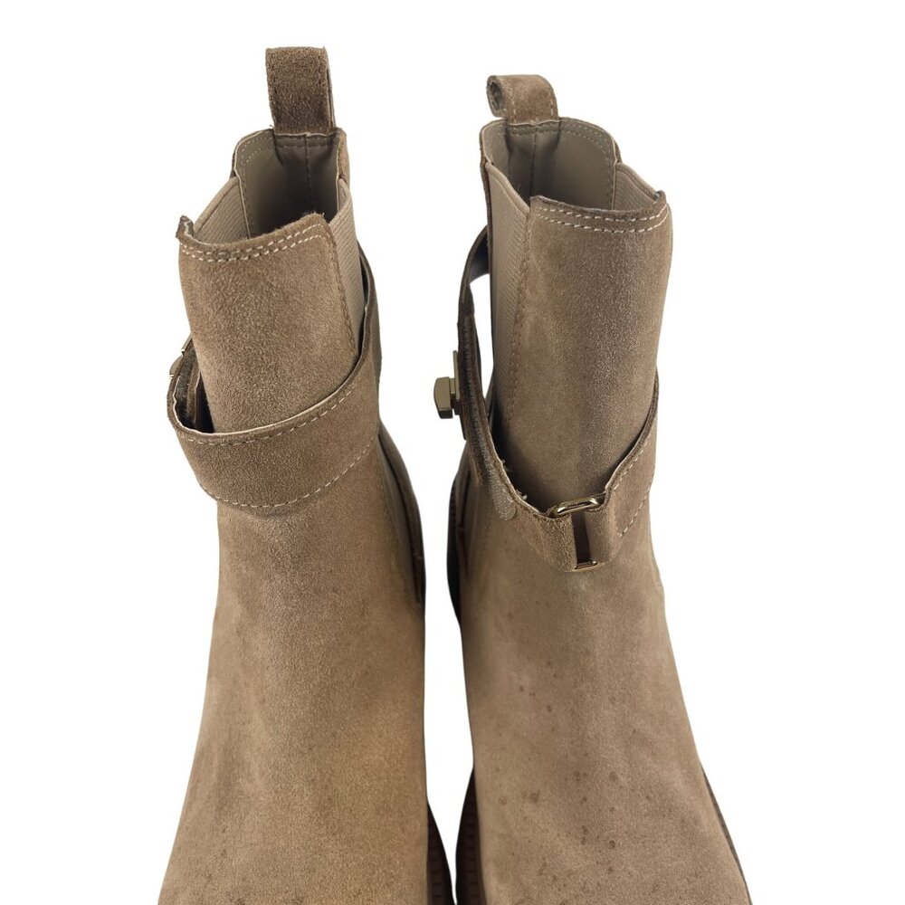 Steve Madden Women's Size 9 Gates Chunky Lug Sole Platform Chelsea Boot Tan - Picture 4 of 13